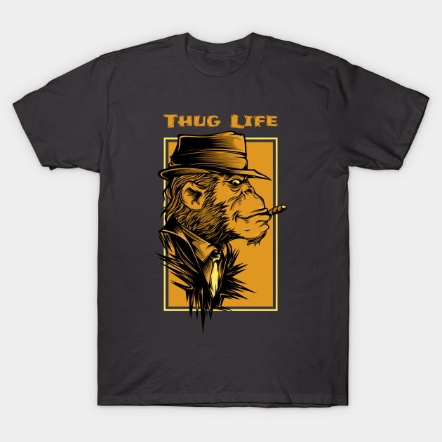 Thug Life T-Shirt by Samuel Tee